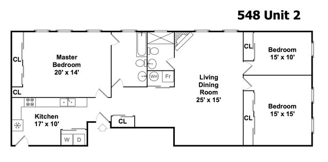 548 N Wells Street 3, Chicago, IL 60654