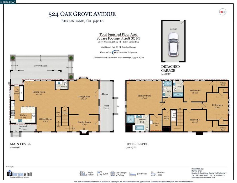 Image 39 of property listing at 524 Oak Grove Ave., Burlingame, CA 94010