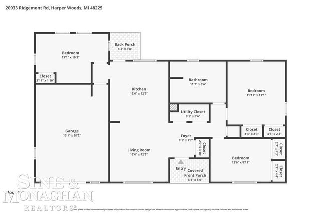 20933 Ridgemont Road, Harper Woods, MI 48225