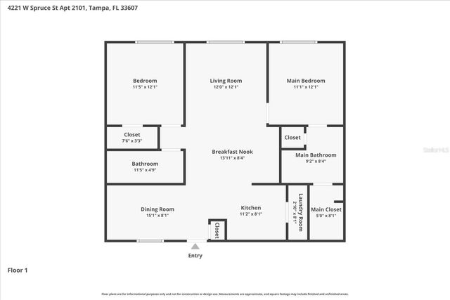 4221 W SPRUCE STREET 2101, Tampa, FL 33607