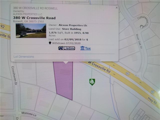 0 W Crossville Road, Roswell, GA 30075