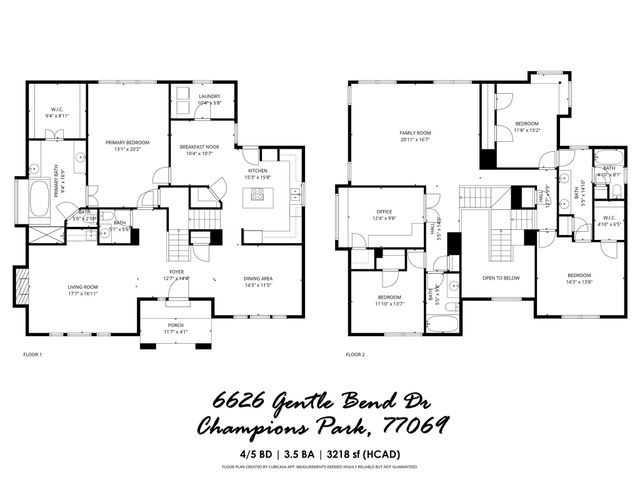 6626 Gentle Bend Drive, Houston, TX 77069