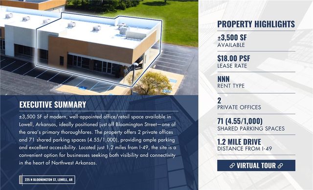 225 N Bloomington Street, Lowell, AR 72745