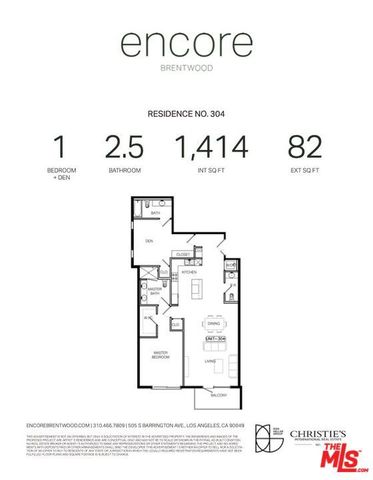 505 S Barrington Avenue 304, Los Angeles, CA 90049