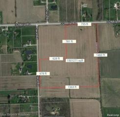 VAC 32 Mile, Lenox Twp, MI 48050