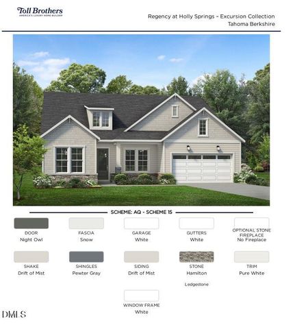 108 Utley Bluffs Court Home Site 195, Holly Springs, NC 27540