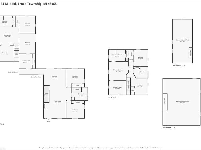 11151 34 Mile Road, Bruce Twp, MI 48065
