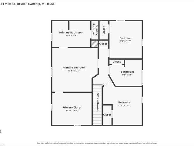 11151 34 Mile Road, Bruce Twp, MI 48065