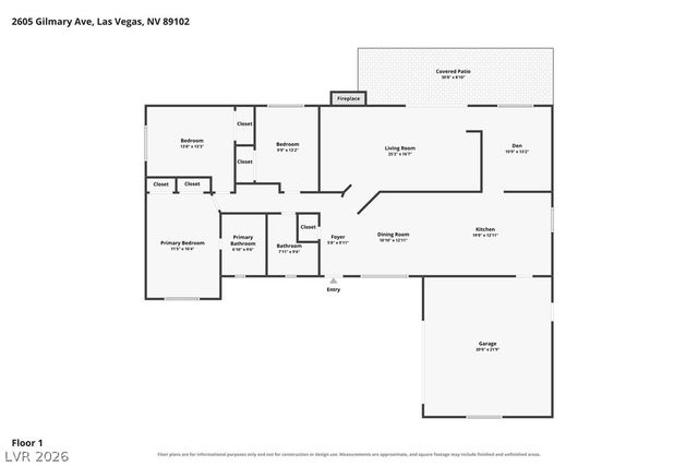 2605 Gilmary Avenue, Las Vegas, NV 89102