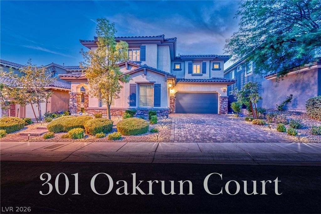 301 OAKRUN Court, Las Vegas, NV 89138 — exterior