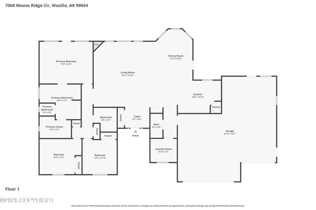7060 W Moose Ridge Circle, Wasilla, AK 99623