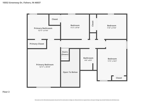 10552 Greenway Drive, Fishers, IN 46037