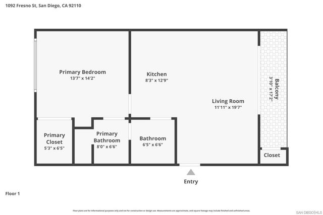 1092 Fresno St 4, San Diego, CA 92110