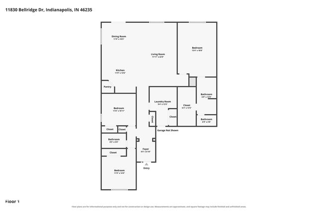 11830 Bellridge Drive, Indianapolis, IN 46235
