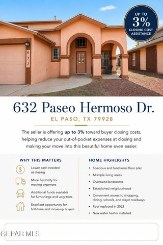 632 Paseo Hermoso Drive, Horizon City, TX 79928