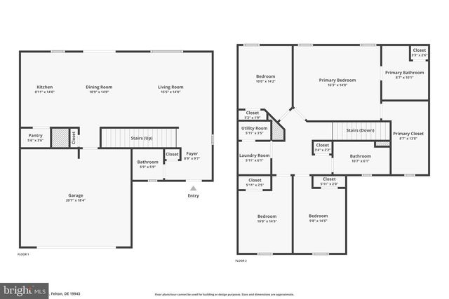 1020 BARNEY JENKINS RD, Felton, DE 19943