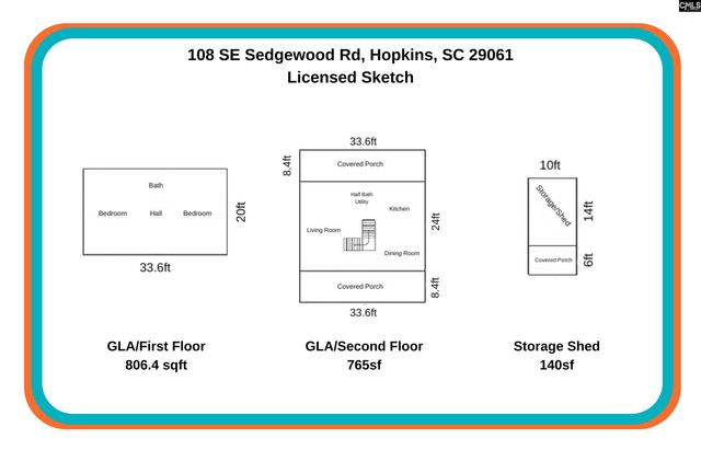 108 SE Sedgewood Road, Hopkins, SC 29061