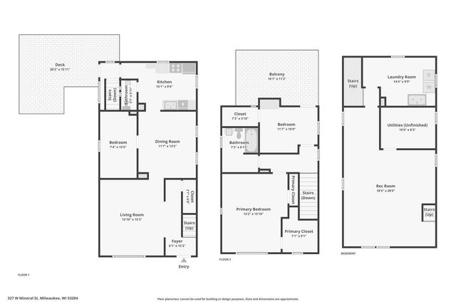 327 W Mineral STREET, Milwaukee, WI 53204