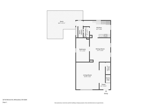 327 W Mineral STREET, Milwaukee, WI 53204