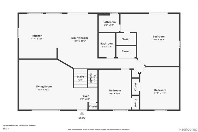 5436 N Lakeshore Road, Deckerville, MI 48427