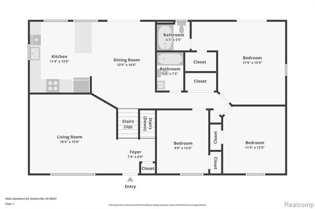 5436 N Lakeshore Road, Deckerville, MI 48427