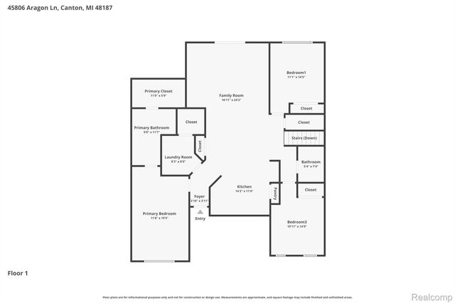 45806 Aragon Lane, Canton Charter Township, MI 48187