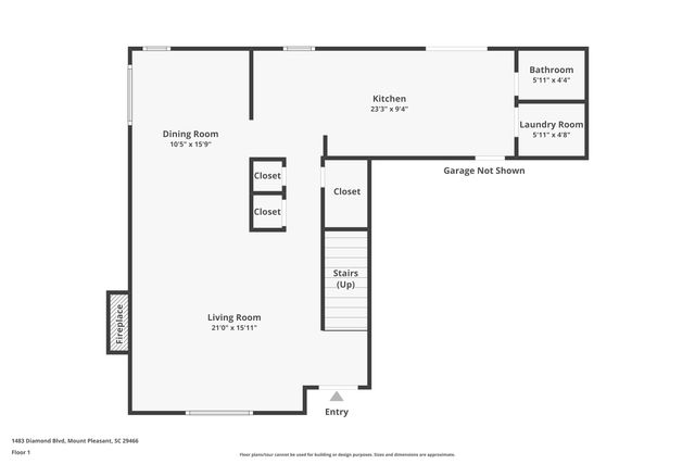1483 Diamond Boulevard, Mount Pleasant, SC 29466