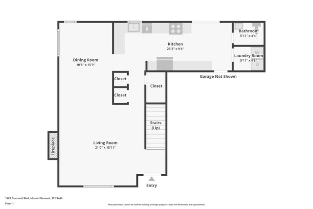 1483 Diamond Boulevard, Mount Pleasant, SC 29466