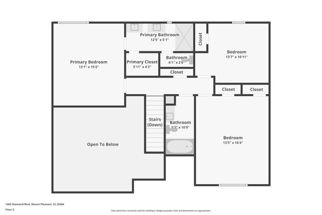 1483 Diamond Boulevard, Mount Pleasant, SC 29466