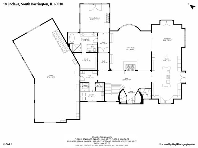 18 Enclave Court, South Barrington, IL 60010