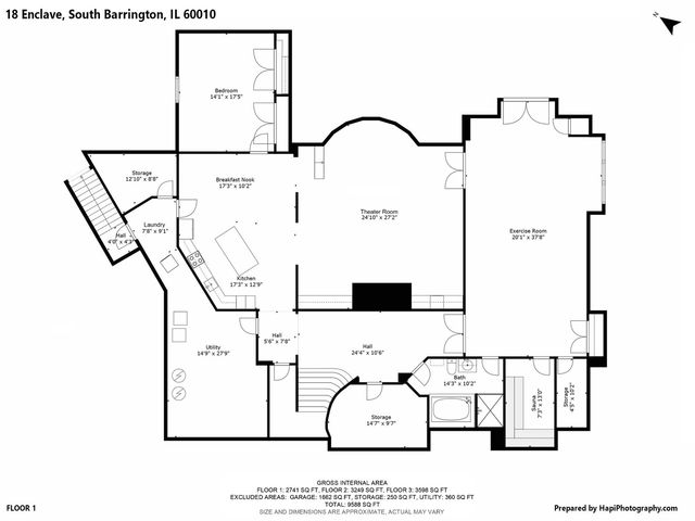 18 Enclave Court, South Barrington, IL 60010