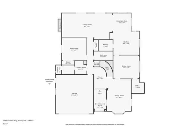 769 Inverness Way, Sunnyvale, CA 94087