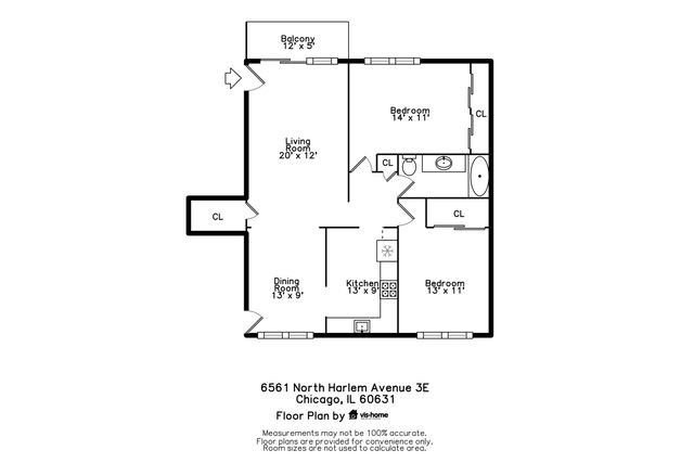 6561 N Harlem Avenue 3E, Chicago, IL 60631