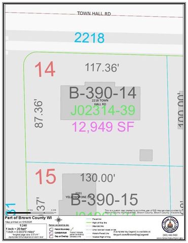 2218 TOWN HALL ROAD, Green Bay, WI 54311