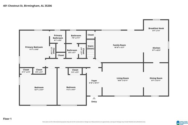401 CHESTNUT STREET, Birmingham, AL 35206