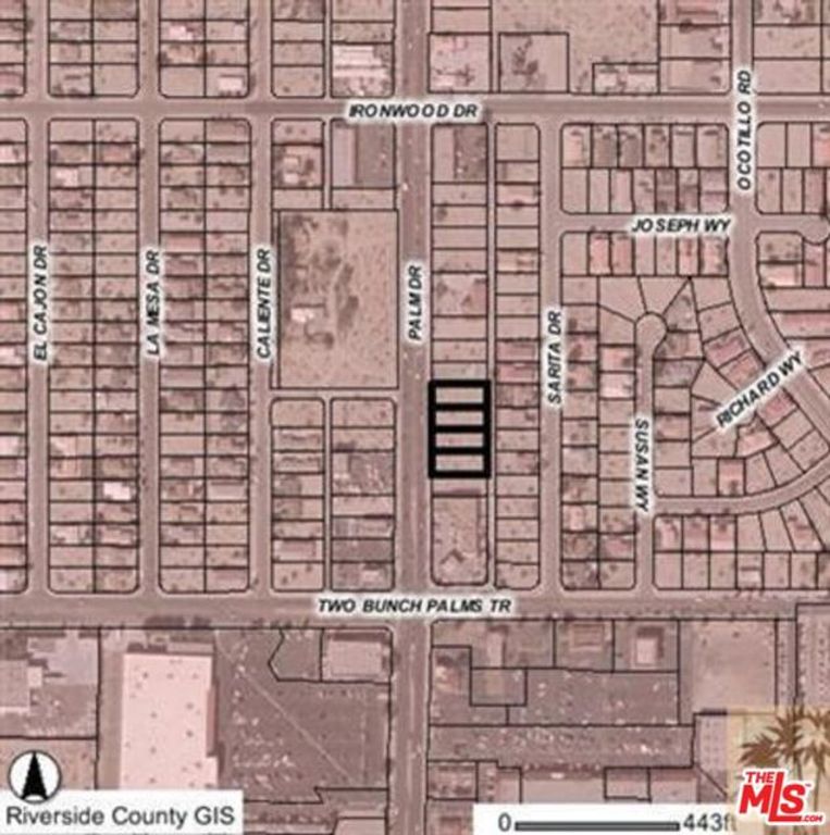 4 commercial lots on Palm Drive, Desert Hot Springs, CA 92240