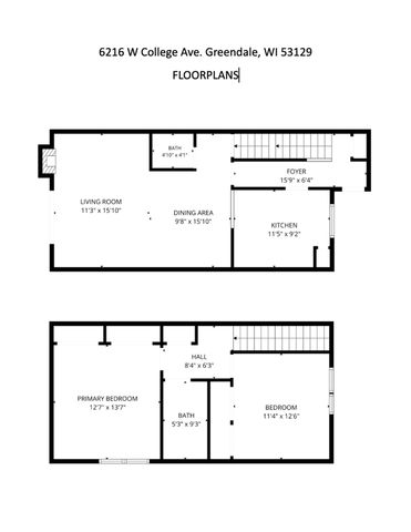 6216 W College AVENUE, Greendale, WI 53129