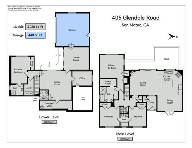 405 Glendale Road, San Mateo, CA 94402