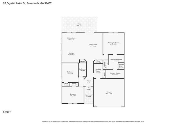 97 Crystal Lake Drive, Savannah, GA 31407