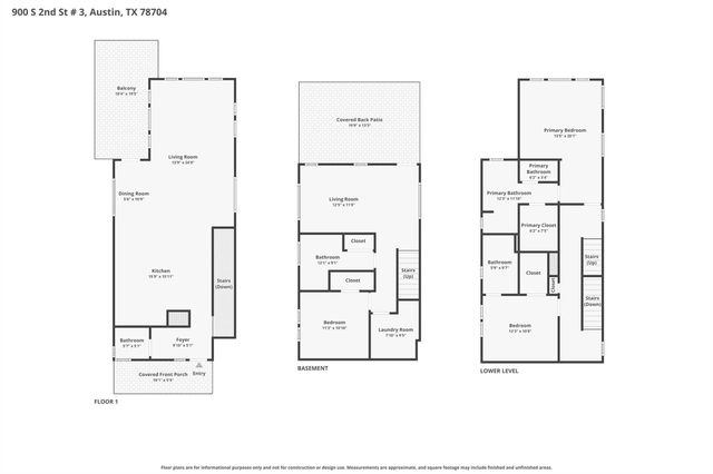 900 S 2nd ST 3, Austin, TX 78704