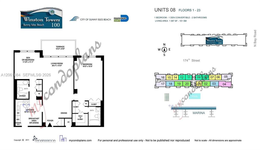 250 174th Street 1808, Sunny Isles Beach, FL 33160