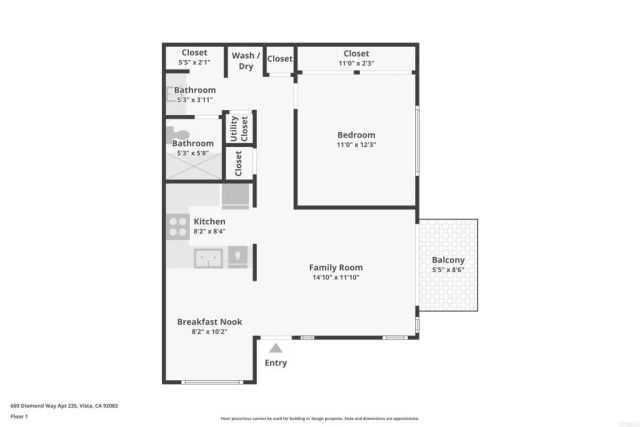 669 Diamond Way 235, Vista, CA 92083