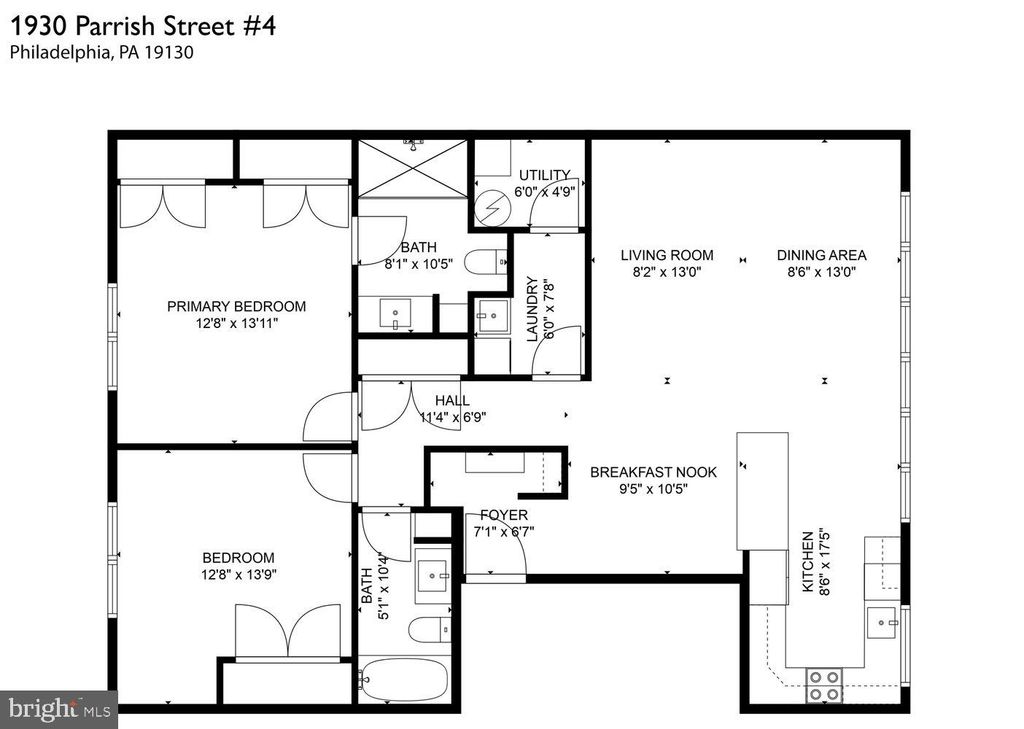 1930 PARRISH ST #UNIT 4, Philadelphia, PA 19130