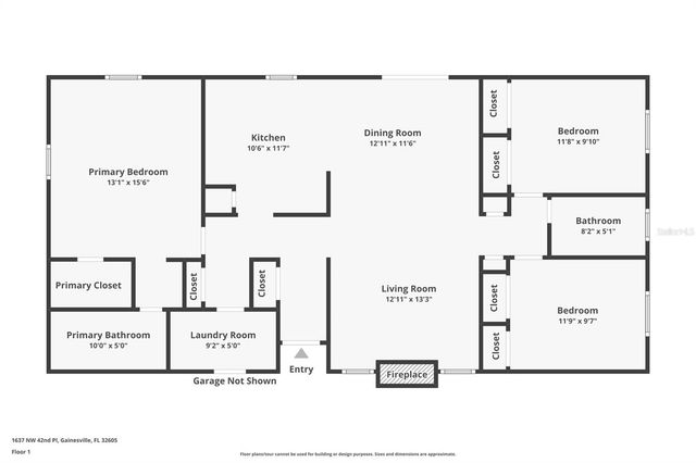 1637 NW 42ND PLACE, Gainesville, FL 32605