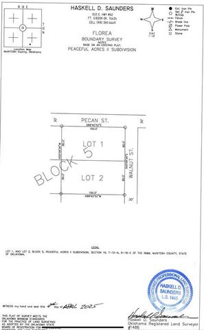 .55 Acres, Peaceful Acres II, Eufaula, OK 74432
