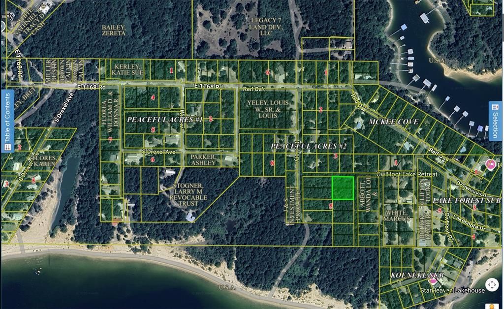 .55 Acres, Peaceful Acres II, Eufaula, OK 74432