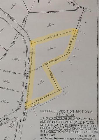 Lot 21 E Double Creek Road, Willis, TX 77378