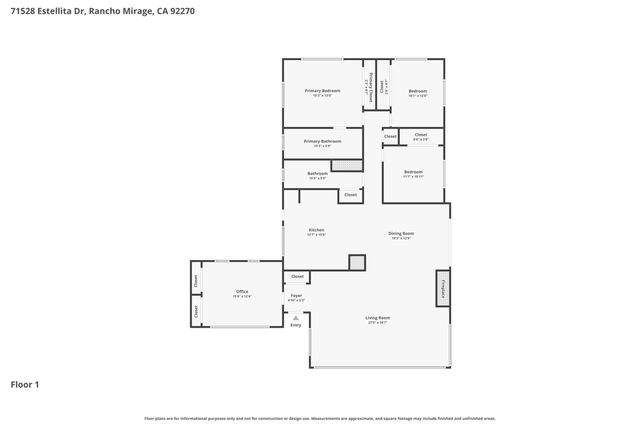 71528 Estellita Drive, Rancho Mirage, CA 92270