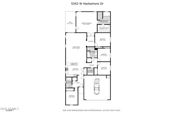 5343 W HACKAMORE Drive, Phoenix, AZ 85083