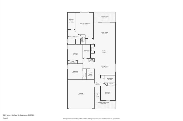 5407 James Michael Drive, Rosharon, TX 77583